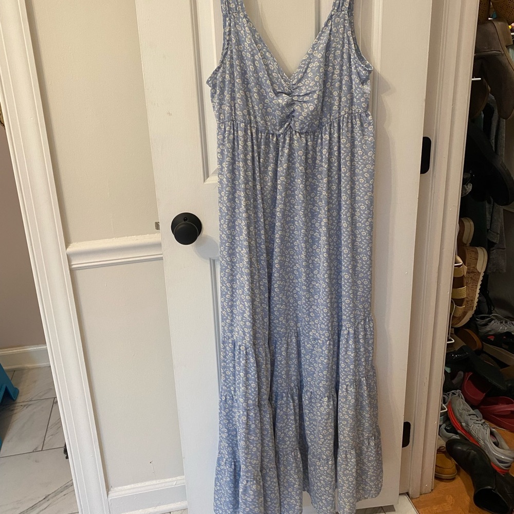 Shein Floral Maternity Maxi Dress